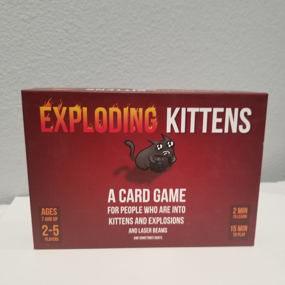 Exploding Kittens | Other | Exploding Kittens Original Edition Card ...
